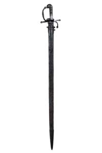 Jagddegen, Sachsen, datiert 1662