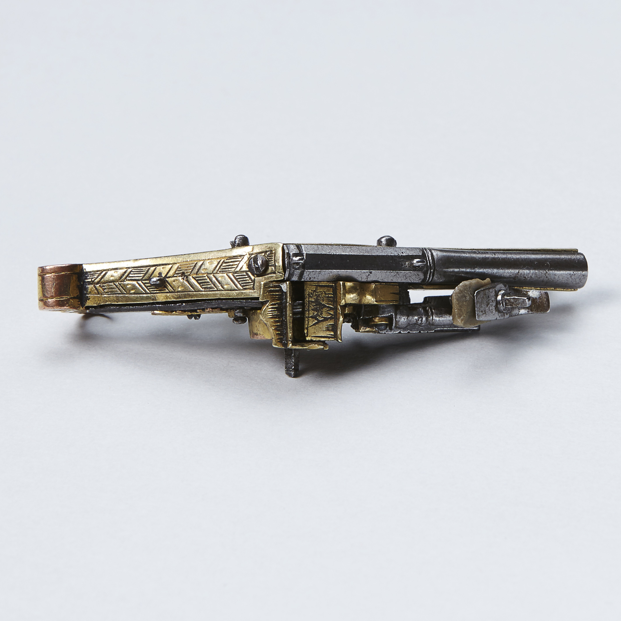 Miniaturpistole mit Radschloss, 17. Jahrhundert :: Landesmuseum Württemberg  :: museum-digital:baden-württemberg