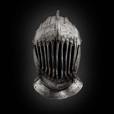 Helmet for the Gioco del Ponte, c. 1590