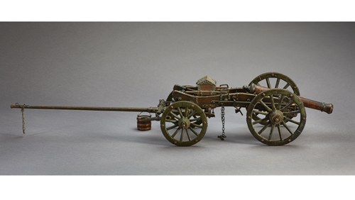 French miniature cannon, system Gribeauval, 19th cent