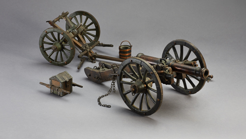 French miniature cannon, system Gribeauval, 19th cent